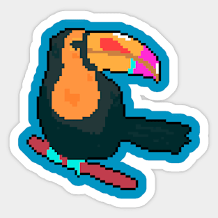 Exquisite Avian Beauty Sticker